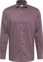 Eterna Langarmhemd MODERN FIT Lila/Dunkelrot/Rot/Braun/Bordeaux