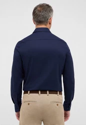 Eterna Langarmhemd SLIM FIT NON IRON Dunkelblau