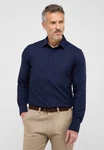 Eterna Langarmhemd SLIM FIT NON IRON Dunkelblau