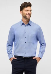Eterna Langarmhemd COMFORT FIT NON IRON Dunkelblau/Hellblau/Blau/Pastell