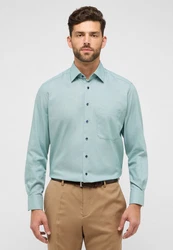 Eterna Langarmhemd COMFORT FIT NON IRON Grün/Hellblau/Türkis/Blau