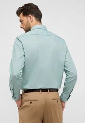 Eterna Langarmhemd COMFORT FIT NON IRON Grün/Hellblau/Türkis/Blau