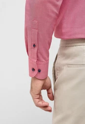 Eterna Langarmhemd COMFORT FIT NON IRON Rosa/Rot