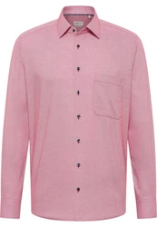 Eterna Langarmhemd COMFORT FIT NON IRON Rosa/Rot