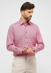 Eterna Langarmhemd COMFORT FIT NON IRON Rosa/Rot