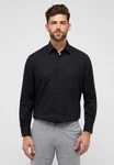 Eterna Langarmhemd COMFORT FIT NON IRON Dunkelblau/Schwarz