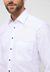 Eterna Langarmhemd COMFORT FIT NON IRON Weiß/Creme