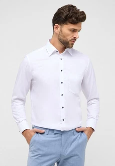 Eterna Langarmhemd MODERN FIT NON IRON Weiß/Creme