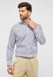 Eterna Langarmhemd MODERN FIT Blau/Lila