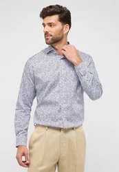 Eterna Langarmhemd MODERN FIT Blau/Lila