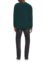 QS Strickpullover Dunkelgrün/Grün/Türkis