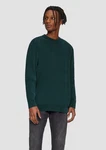 QS Strickpullover Dunkelgrün/Grün/Türkis