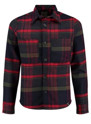 Key Largo Longsleeve MSH KLZERMATT Rot/Beige/Dunkelrot