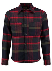 Key Largo Longsleeve MSH KLZERMATT Rot/Beige/Dunkelrot
