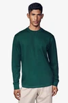 Next Langarmshirt Relaxed Fit Dunkelgrün/Grün/Türkis