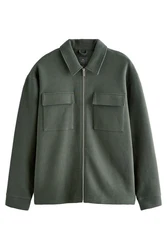 Next Hemdjacke Dunkelgrün/Grün