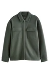 Next Hemdjacke Dunkelgrün/Grün
