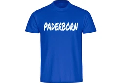 multifanshop T-Shirt Herren Paderborn Blau/Dunkelblau