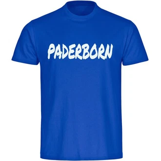 multifanshop T-Shirt Herren Paderborn Blau/Dunkelblau