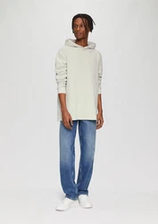QS Strickpullover Langarmshirt Longsleeve mit Kapuze Hellgrün/Khaki/Grau/Grün