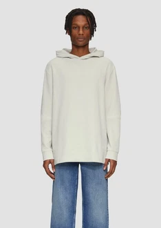 QS Strickpullover Langarmshirt Longsleeve mit Kapuze Hellgrün/Khaki/Grau/Grün