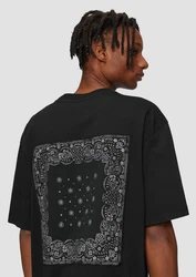 QS Kurzarmshirt Loose Fit mit Rückenprint Schwarz