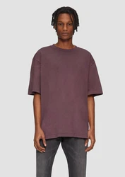 QS Kurzarmshirt Loose Fit mit Rückenprint Lila/Dunkelrot/Rosa/Bordeaux