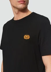 s.Oliver Kurzarmshirt T-Shirt Schwarz/Braun