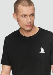 s.Oliver Kurzarmshirt T-Shirt Schwarz/Hellblau/Dunkelblau