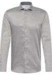 Eterna Langarmhemd SLIM FIT Performance Hemd Grau/Dunkelgrau/Silber