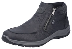 Rieker Winterboots Stiefelette Komfortschuh mit zwei praktischen Reißverschlüssen Dunkelblau/Dunkelgrau/Blau/Schwarz/Grau
