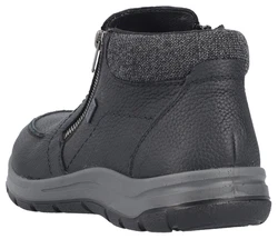 Rieker Winterboots Stiefelette Komfortschuh mit zwei praktischen Reißverschlüssen Dunkelblau/Dunkelgrau/Blau/Schwarz/Grau