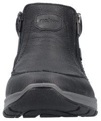 Rieker Winterboots Stiefelette Komfortschuh mit zwei praktischen Reißverschlüssen Dunkelblau/Dunkelgrau/Blau/Schwarz/Grau
