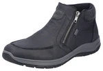 Rieker Winterboots Stiefelette Komfortschuh mit zwei praktischen Reißverschlüssen Dunkelblau/Dunkelgrau/Blau/Schwarz/Grau