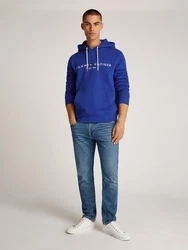 Tommy Hilfiger Sweatshirt TOMMY LOGO HOODY enzian/rot/weiß
