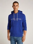 Tommy Hilfiger Sweatshirt TOMMY LOGO HOODY enzian/rot/weiß