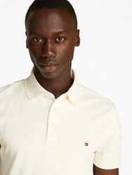 Tommy Hilfiger Poloshirt Core 1985 1985 SLIM POLO wei (ivory petal)