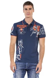 Poloshirt mit markantem Print