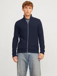 Strickjacke JJPANNEL KNIT ZIP CARDIGAN AW24
