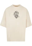 Merchcode T-Shirt Frida Kahlo Te amo outline Huge Tee (1-tlg) Khaki/Beige/Rosa/Braun