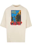 Merchcode T-Shirt Merchcode Herren Naughty By Nature - OPP Vint Huge Tee Khaki/Beige/Creme/Gelb/Gold
