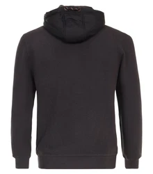 CASAMODA Sweatjacke mit Kapuze Dunkelgrau/Schwarz/Dunkelblau/Grau