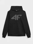 4F Kapuzensweatshirt Weiß/Schwarz/Dunkelgrau
