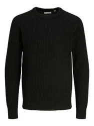 Jack & Jones Rundhalspullover JJJONES KNIT CREW NECK 