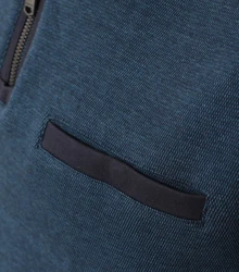 CASAMODA Sweat Troyer Langarm mit Reißverschluss 