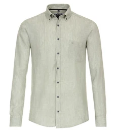 Langarmhemd Freizeithemd uni