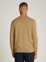 Tommy Hilfiger Strickjacke ESSENTIAL COTTON ZIP THRU Khaki/Braun/Beige