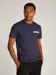 Rundhalsshirt NY CHEST BOX LOGO T-SHIRT mit Logoprint