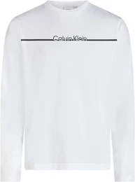 Rundhalsshirt SPLIT LINE LOGO LS T-SHIRT mit Logoprint