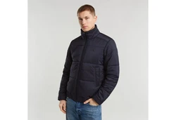 G-STAR Steppjacke Padded Quilted mit Stehkragen Dunkelblau/Hellblau/Schwarz/Blau